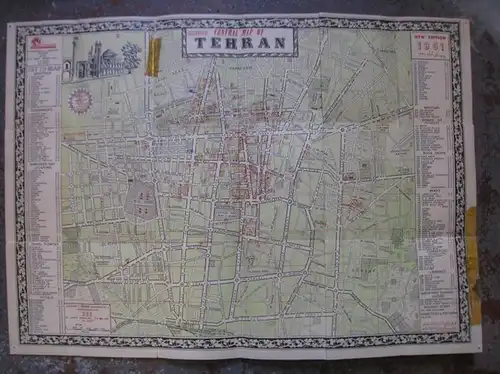 Tehran: New map of Tehran. 