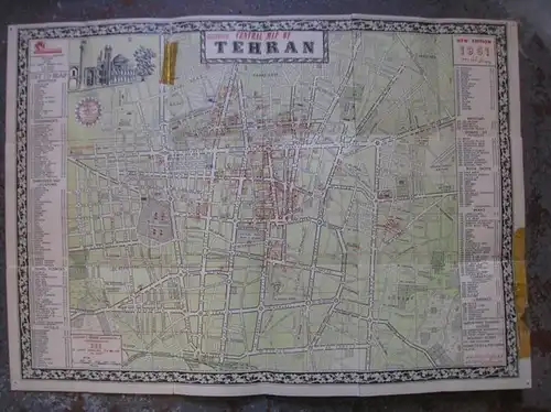 Tehran: New map of Tehran.
