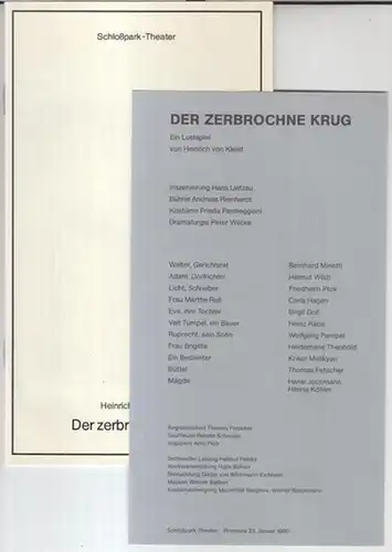 Berlin, SchloßparkTheater. - Hans Lietzau: Programmheft zu: Der zerbrochne Krug - Spielzeit 1979 / 1980, Heft 124. Lustspiel von Heinrich von Kleist. - Inszenierung: Hans...