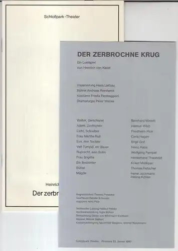 Programmheft zu: Der zerbrochne Krug - Spielzeit 1979 / 1980, Heft 124. Lustspiel von Heinrich von Kleist. - Inszenierung: Hans Lietzau. - Mit: Bernhard Minetti, Helmut Wildt, Friedhelm Ptok, Carla Hagen, Birgit Doll u. a