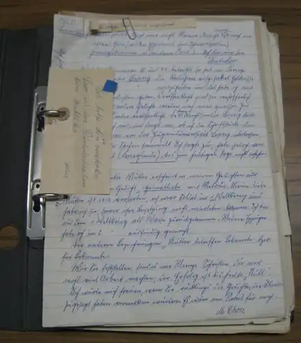 Chosz, Max, Ohne Titel ( Lebenswerk Teil 2 - Gedichte ). - Hier Ordner 2 ( von 2 ): 1940 - 1976, Nummern 80 - 208, mit Vorwort von 1979