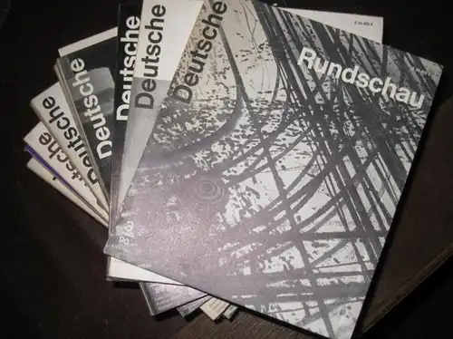 Deutsche Rundschau.  Jürgen und Peter Pechel (Hrsg.): Deutsche Rundschau   89. Jg. 1963 komplett mit den Heften 1   12 UND Hefte.. 