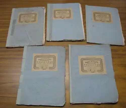 GALLETTI, Johann Georg August.   umgearbeitet und vermehrt von C. Reichard: Pränumerationsausgabe OHNE Karten: Lieferungen 1   5   Joh. Georg Aug.. 