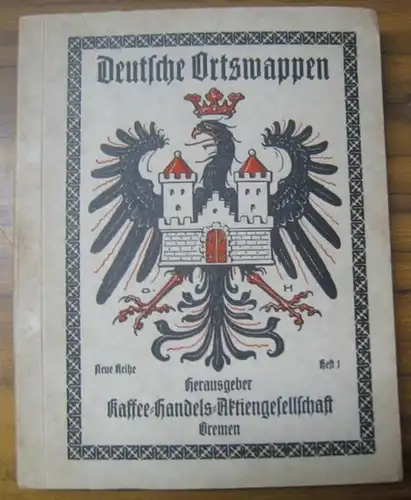 HAG   Hupp, Otto (Text und Zeichnung): Deutsche Ortswappen. Neue Reihe, Heft 1.   Enthalten: Preußen, Provinz Niederschlesien, Regierungsbezirk Breslau ( 4 Blatt.. 