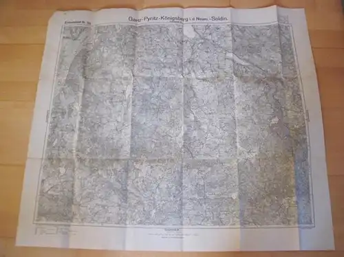 Reichsat für Landesaufnahme (Hrsg.): Einheitsblatt Nr. 53 : Gartz - Pyritz - Königsberg i.d. Neumark - Soldin. Maßstab 1 : 100000.