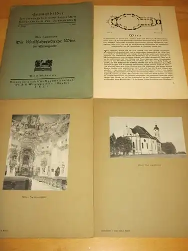 Heimatbilder.- Max Hautmann - Bayrischer Landesverein für Heimatschutz (Hrsg.): Heimatbilder. 1. Folge, 5. Heft: Die Wallfahrtskirche Wies bei Steingaden. 
