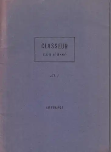 Erhardt, Hans Martin - Ursula Giessler (Text): Classeur non classé No. 1. 