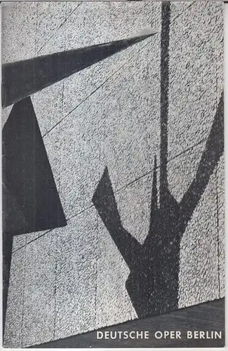 Deutsche Oper Berlin: Programmheft zu: Ballettabend. Giselle. 28. Mai 1964.   Phantastisches Ballett in 2 Akten.   Choreographie: Jean Coralli und Jules Perrot..