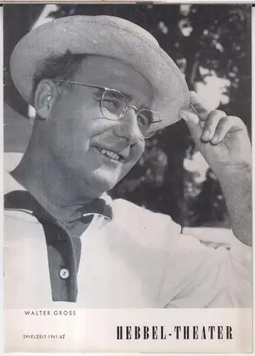 Hebbel-Theater Berlin. - Generaldirektion: Karl Brock: Programmheft zu: Mit besten Empfehlungen. Spielzeit 1961 / 1962. - Lustspiel von Hans Schubert. - Mit Sigurd Lohde, Edeltraut Elsner, Eva Schuch, Fritz Zander, Walter Gross u. a. 