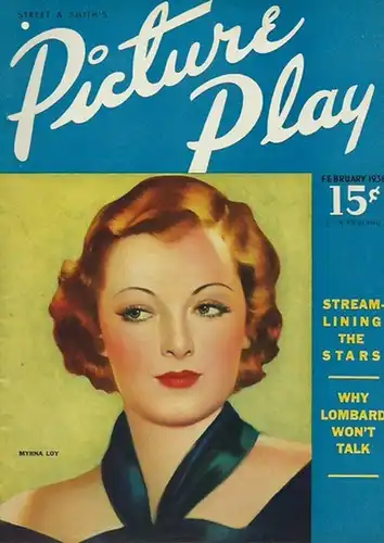 Street & Smith's Picture Play. - Babcock, Muriel / Norbert Lusk (Redaktion): Street & Smith's Picture Play. February 1938 : Stream-Lining the stars / why Lombard won't talk / Myrna Loy / Bette Davis / Joan Picks / Garbo is doomed /. 