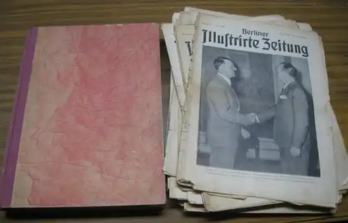 Berliner Illustrierte Zeitung.   Hauptschriftleiter: Carl Schnebel, Ewald Wüsten.   mit Texten von Oscar Gluth u. a.   Cartoons von E. O.. 