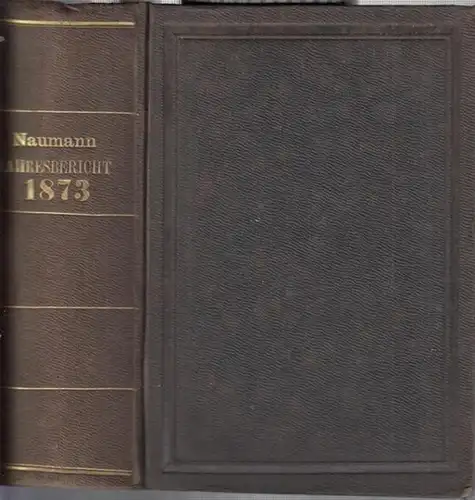 Naumann, Alexander: Jahresbericht ( 1873 ) über die Fortschritte der Chemie und verwandter Theile anderer Wissenschaften. Für 1873. ( Reihentitel : Jahresbericht über die Fortschritte.. 