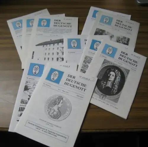 Deutscher Hugenotte.   Schriftleiter: Ulrich Dusse: Der deutsche Hugenott. 10 (von 16) Hefte der Jahre 1991   1994, Jahrgang 55   58.. 