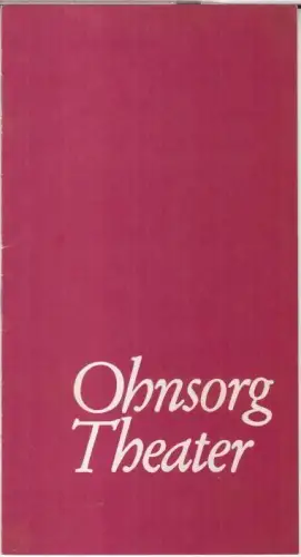 Programmheft zu: Atschüß, Tante Emma ! Uraufführung.   Heiteres Volksstück von Hans Herzog.   inszneiert von Karl Otto Ragotzky.   Bühnenbild: Hans.. 