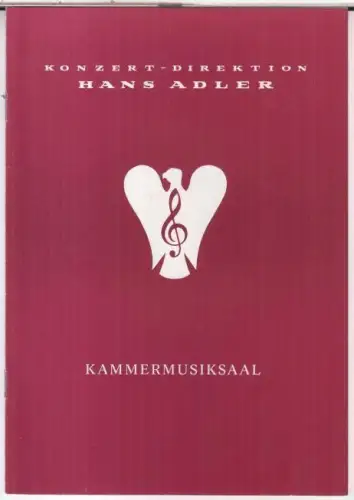 Programmheft zu: Klavierabend - David Levine im Kammermusiksaal der Philharmonie, 30. April 1988. - gespielt wurden Werke von Beethoven und Schumann