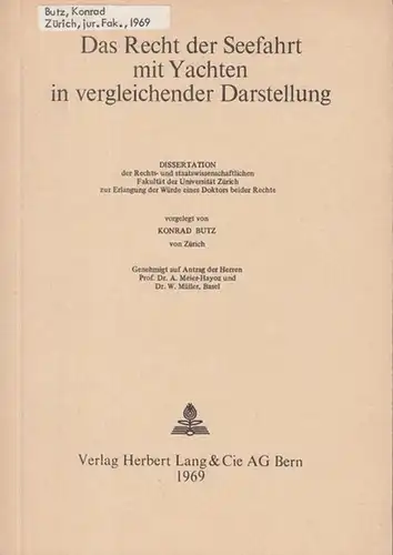 Das Recht der Seefahrt mit Yachten in vergleichender Darstellung. Dissertation