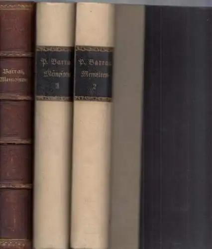 Barras, Paul - George Duruy (Hrsg.): Bände 2-4 [von 4]: Memoiren von Paul Barras - Mitglied des Direktoriums, Mit Einleitung, Vorworten und Anhängen herausgegeben von...