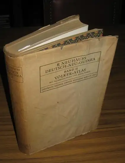 Neuhauss, Richard: Völker-Atlas. ( = Deutsch-Neu-Guinea in drei Bänden. Band II Völkeratlas separat).