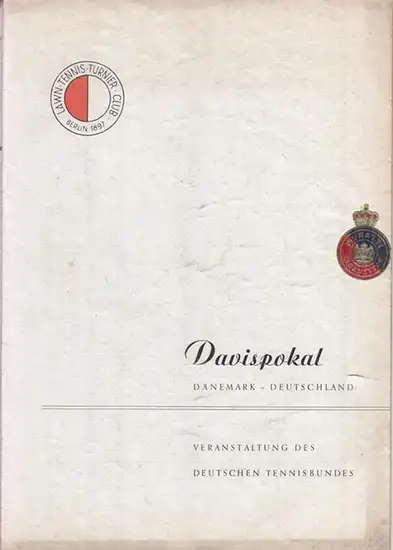 LTTC Rot-Weiß. - Lawn Tennis Turnier Club Berlin 1897. - Schriftleitung: Peter Buchen: Lawn Tennis Turnier-Club Rot-weiss e. V. Berlin 1897: Davispokal Dänemark - Deutschland, Veranstaltung des Deutschen Tennisbundes 1951.
