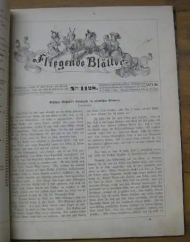 Fliegende Blätter. - Kaspar Braun, Eduard Ille, J. Schneider (Red.): Fliegende Blätter. Sammelband mit 17 Heften aus den Jahren 1867 - 1883. - Enthalten sind...