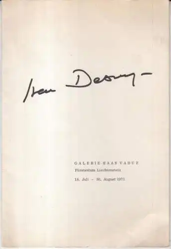 Desny, Ivan. - Galerie Haas Vaduz, Fürstentum Liechtenstein: Ivan Desny. - Katalog zur Ausstellung in der Galerie Haas Vaduz, 1971. 