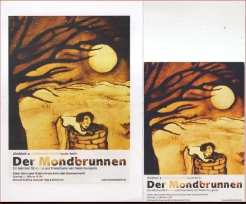 Programmheft zu: Der Mondbrunnen. Ein Märchen für Kinder und Erwachsene von Derek Bourgeois