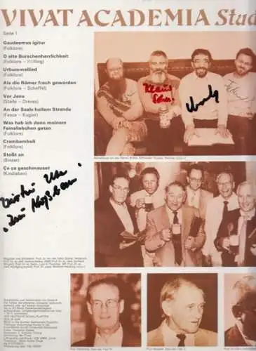 Vivat Academia - Studentenlieder. AMIGA Langspielplatte (LP)