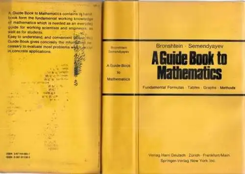 Bronshtein, I.N. - K.A. Semendyayev: A Guide Book to Mathematics. 