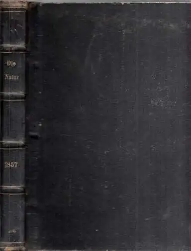 Natur, Die. - Ule, Otto und Müller, Karl (Hrsg.): Die Natur : Sechster (6.) Band (Jahrgang 1857), komplett mit den Nummern 1 - 52. Zeitung zur Verbreitung naturwissenschaftlicher Kenntniß und Naturanschauung für Leser aller Stände. 