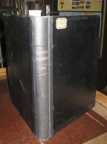 Schweizerische Bauzeitung.  C. Jegher (Hrsg.)   A. Waldner (Begr.): Schweizerische Bauzeitung   Band 113 / 114 1939 mit den Nummern 2.. 