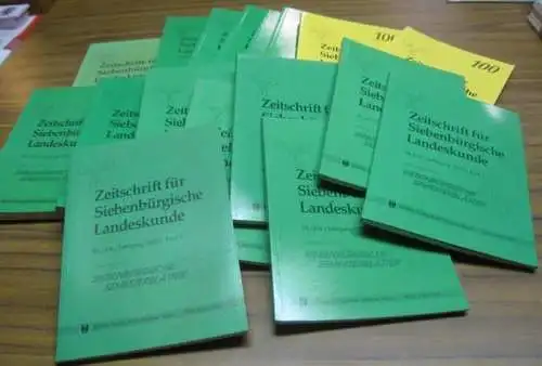 Siebenbürgen.   Herausgeber: Arbeitskreis für Siebenbürgische Landeskunde.   Red.: Konrad Gündisch: Zeitschrift für Siebenbürgische Landeskunde. Konvolut mit 17 Heften der Jahre 1998.. 