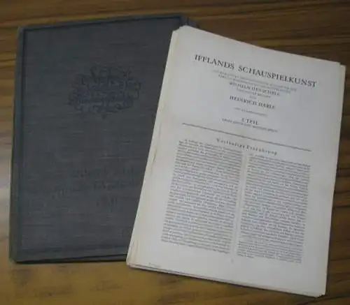 Iffland (August Wilhelm).   Heinrich Härle: Ifflands Schauspielkunst. 1. Teil, erste Abteilung: Bildertafeln.   Ein Rekonstruktionsversuch auf Grund der etwa 500 Zeichnungen und.. 