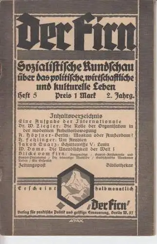 Firn, Der.  Dr. W. Ziegler / A Höpfner / H. Fehlinger / Jakob Quarz / W. Doms / , Harausgeber: Albert Baumeister: Der Firn.. 