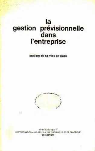 Taboulet, Henri / Meyer, Jean / Sallan, Albert: La gestion previsionnelle dans l 'entreprise : pratique de sa mise en place. 