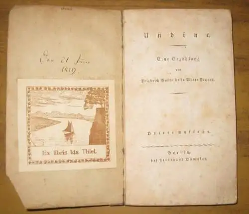 Fouqué, Friedrich de la Motte: Undine. Eine Erzählung. 