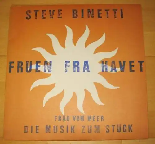 Binetti Steve - Henrik Ibsen: LP / Schallplatte: Fruen Frau Havet - Frau vom Meer. Die Musik zum Stück (Inszenierung: Frank Castorf). 