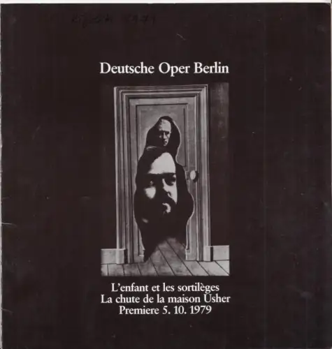 Programmheft mit Besetzungsliste zu: Rigoletto. - Aufführung am 15. Oktober 1979. - musikalische Leitung: Michael Halasz / Inszenierung: Otto Schenk. - Mit: Franco Bonisolli / William Murray / Carole Malone / Bengt Rundgren / Ruthild Engert / u. a
