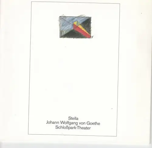 Programmheft zu: Stella, Spielzeit 1982 / 1983. - Inszenierung: Ernst Wendt. - Mit: Elisabeth Rath / Angelica Domröse / Hermann Treusch / Christine Biniasch / Holger Kepich / u. a