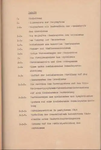 [ohne Name]: Der Einfluss einer Röntgen - Ganzkörperbestrahlung auf die zelluläre Abwehrkraft des Blutes beim Schwein. Diplomarbeit. 