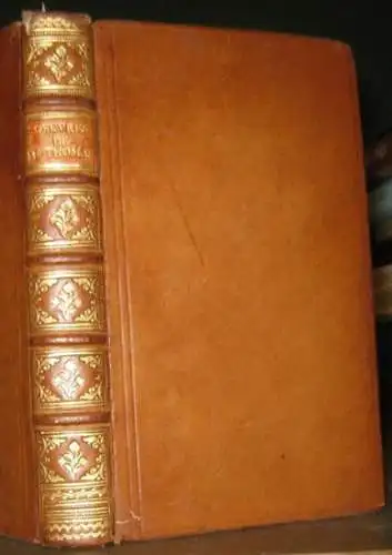 Thomas (Antoine Leonard, 1732 - 1785): Oeuvres diverses de Mr. Thomas. - contenu: premiere partie - Poesie ( Ode a Mr. Moreau de Sechelles, Jumonville, Epitre au peuple ) / seconde partie: Eloquence (Eloge de Maurice Comte de Saxe, Eloge de Mr. Daguesseau