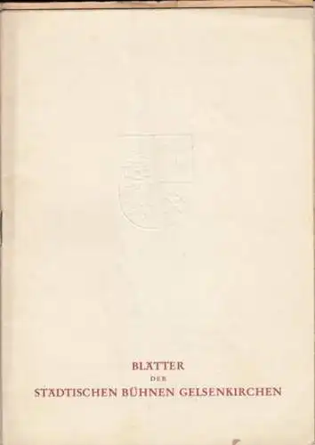 Städtische Bühne Gelsenkirchen.   Wolfgang Amadeus Mozart: September 1950, Heft 1 Programmheft zu: Die Zauberflöte.   1. September 1950.   Musikalische Leitung:.. 