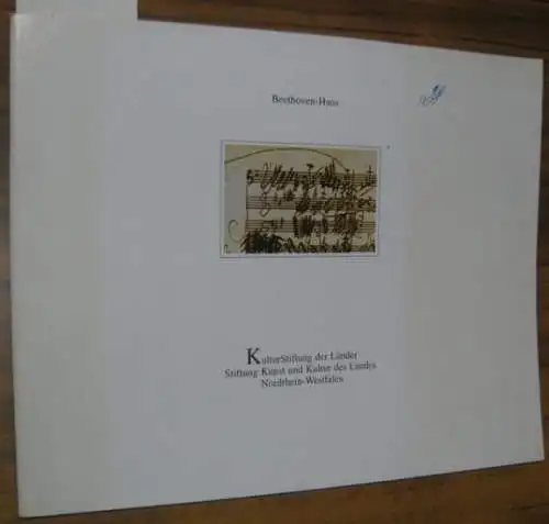 Beethoven, Ludwig von.   Beethoven Haus   Autoren: Sieghard Brandenburg / u. a: Sonate für Violonchello und Klavier op. 69 (= Patrimonia 28).. 