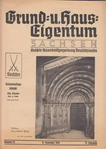 Grundeigentum und Hauseigentum   Dr. Max Baum (Herausgeber)   Autoren: Dr. Herbert Kier / Amtsgerichtsrat Werner Klemm /  Dozent Dr. K. Beitzse.. 