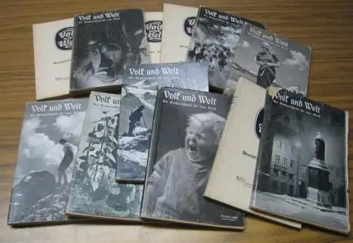 Volk und Welt.   Herausgeber und Hauptschriftleiter: Oppermann.   Beiträge von August Wilhelm Peck, Helmuth von Glasenapp, Rudolf Herzog, Werner Freytag, Carl Graf..