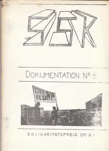 Dokumentation    sozialpädagogische Sondermaßnahmen Köln e.V. (Herausgeber): Dokumentation. Nr. 4. 1973. SSK. sozialpädagogische Sondermaßnahmen Köln e.V. Inh. Bericht über die Tätigkeit / Wir..