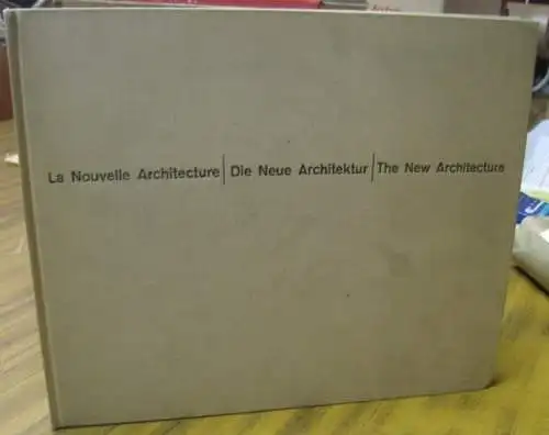 ROTH, ALFRED (Hrsg.): La Nouvelle Architecture / Die Neue Architektur / The New Architecture. Dargestellt an 20 Beispielen. 