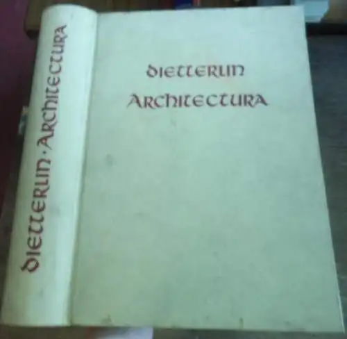 Dietterlin, Wendel: Architectura von Außtheilung / Symetria und Proportion der Fünff Seulen / und aller darauß volgenden Kunst Arbeit / von Fenstern, Caminen / Thürgrichten.. 