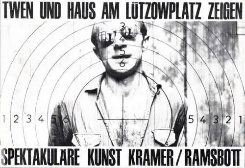 Kramer, Harry - Wolfgang Ramsbott / Haus am Lützowplatz Berlin (Hrsg.): SPEKTAKULÄRE KUNST KRAMER / RAMSBOTT. Katalog zur Ausstellung im Haus am Lützowplatz Berlin, Januar 1964. 