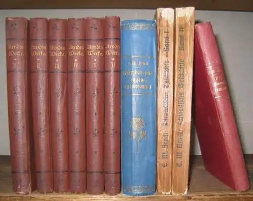 Arndt, Ernst Moritz.   Herausgegeben / bearbeitet von H. Rösch, Heinrich Meissner u. a: Werke. Bände 1   6, 7, 12, 13 und..