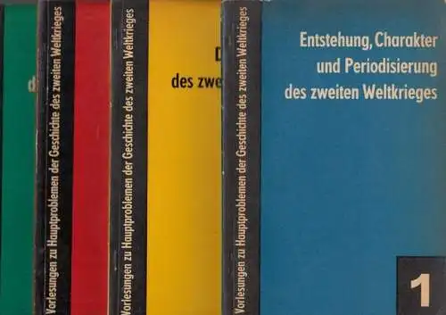 Institut für Deutsche Militärgeschichte   W. Stern u.a: Hefte 1   4 komplett : Vorlesungen zu Hauptproblemen der Geschichte des zweiten Weltkrieges. 1).. 